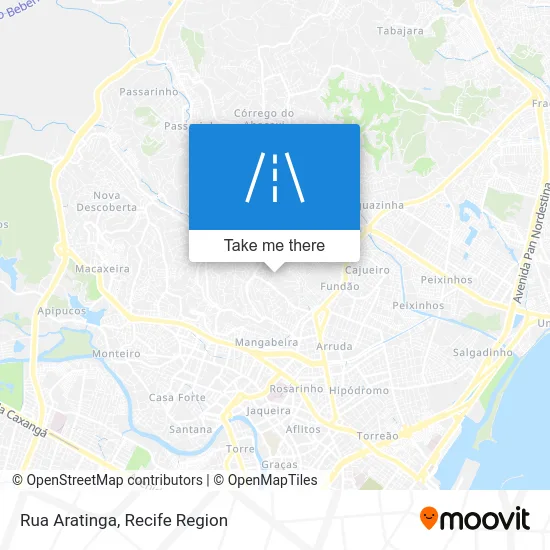 Rua Aratinga map