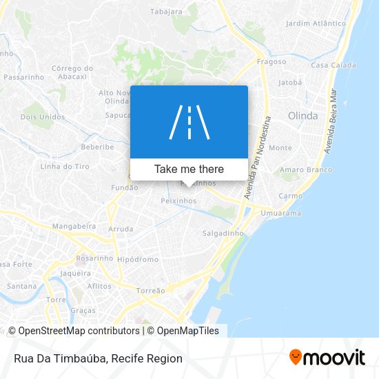 Rua Da Timbaúba map