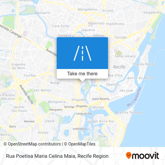 Rua Poetisa Maria Celina Maia map