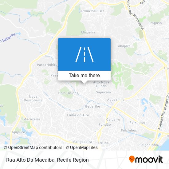 Rua Alto Da Macaiba map