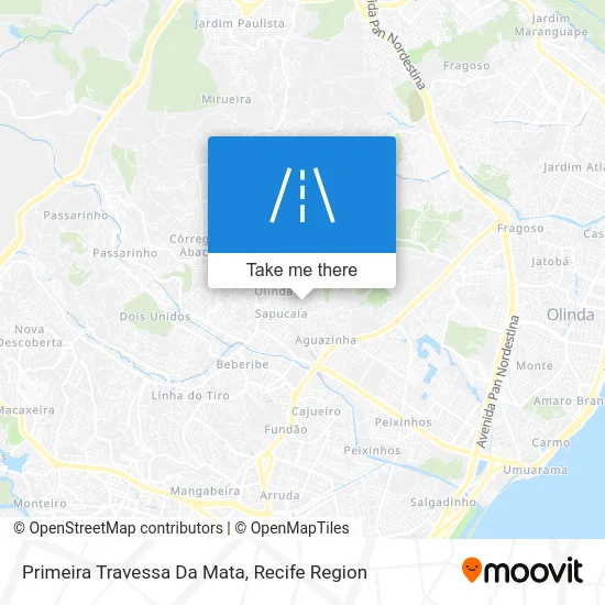 Primeira Travessa Da Mata map