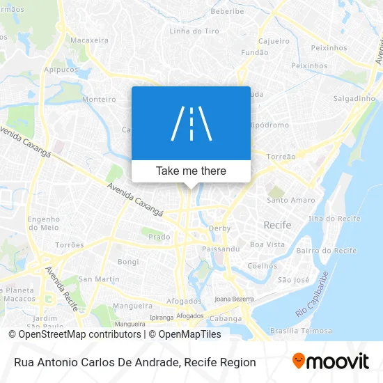 Rua Antonio Carlos De Andrade map