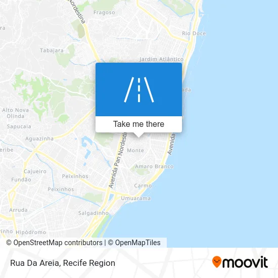 Rua Da Areia map