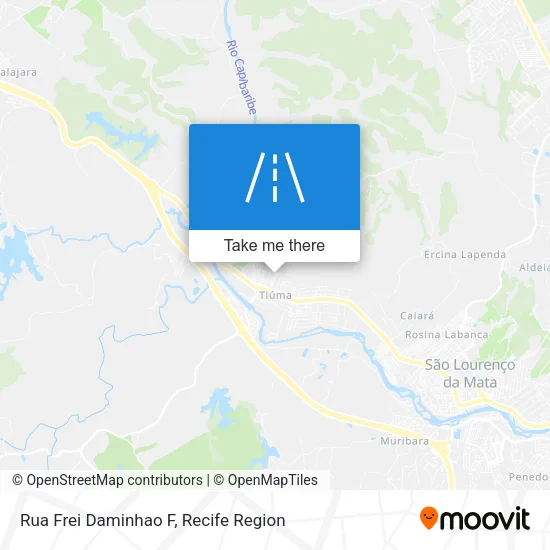 Rua Frei Daminhao F map