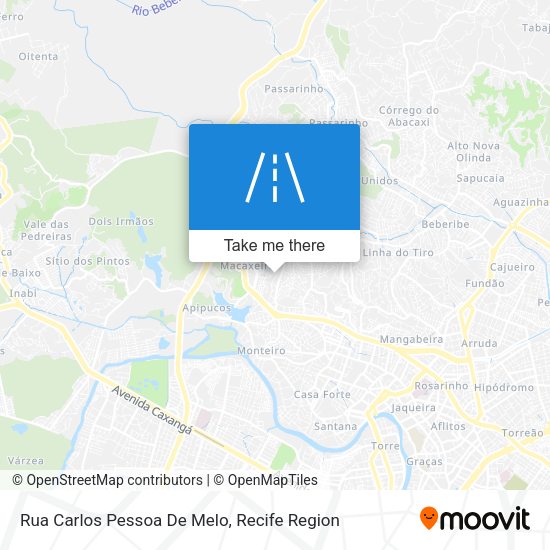Rua Carlos Pessoa De Melo map