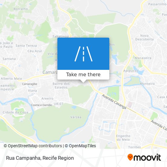 Rua Campanha map