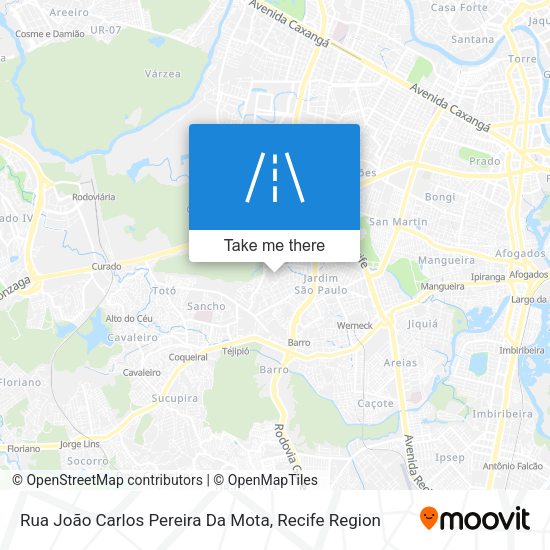 Rua João Carlos Pereira Da Mota map