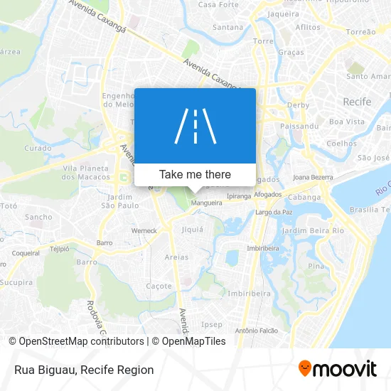 Rua Biguau map