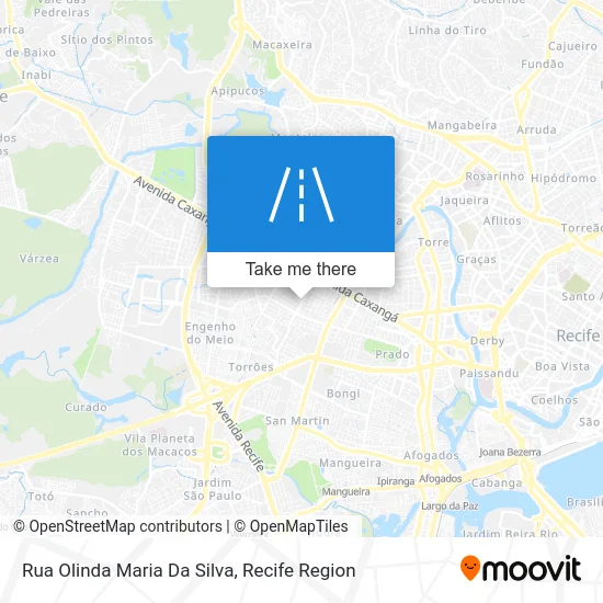 Rua Olinda Maria Da Silva map