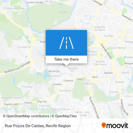 Rua Poços De Caldas map