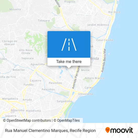 Rua Manuel Clementino Marques map