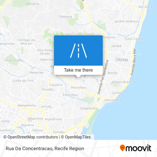 Rua Da Concentracao map