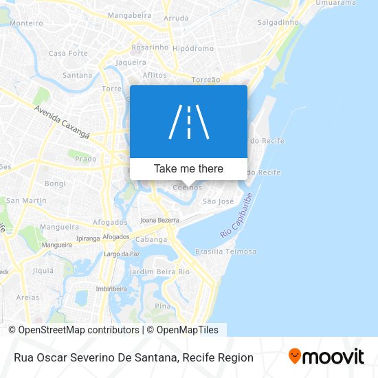 Rua Oscar Severino De Santana map