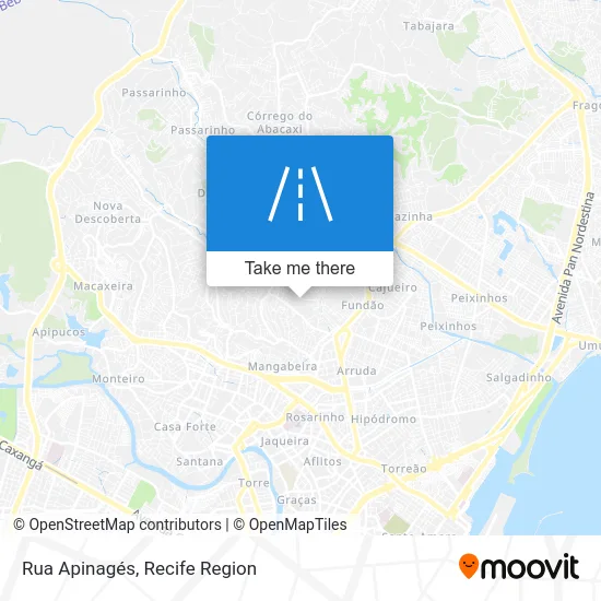 Rua Apinagés map