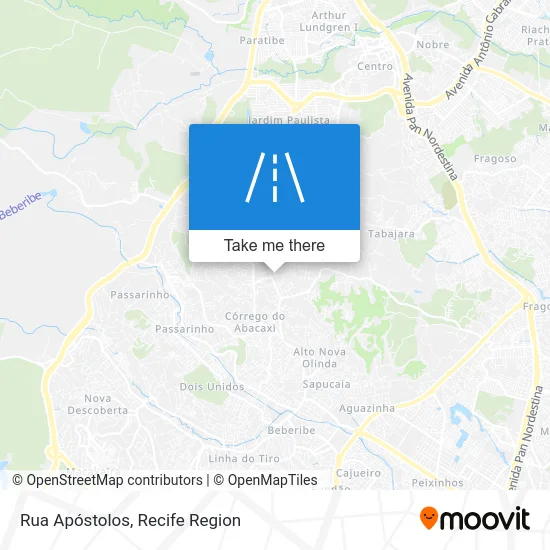 Rua Apóstolos map