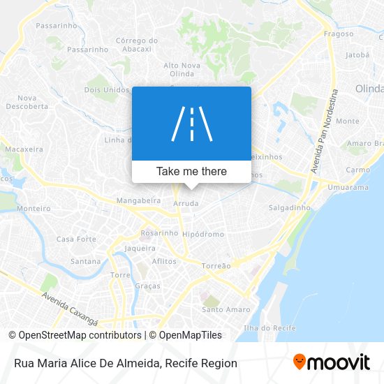 Rua Maria Alice De Almeida map