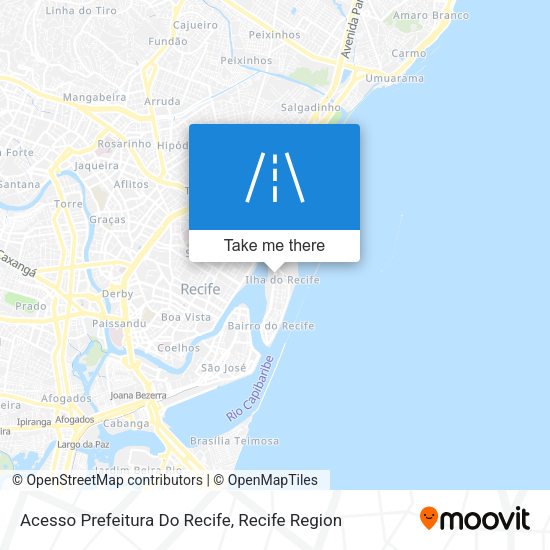 Acesso Prefeitura Do Recife map