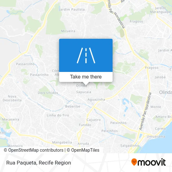 Rua Paqueta map