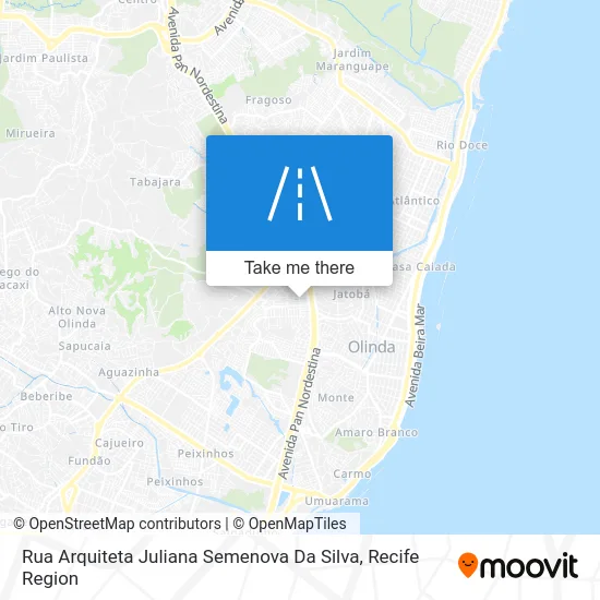 Rua Arquiteta Juliana Semenova Da Silva map