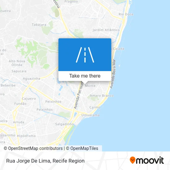 Rua Jorge De Lima map