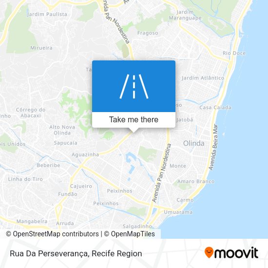 Rua Da Perseverança map