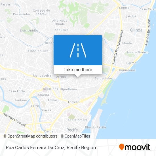 Rua Carlos Ferreira Da Cruz map