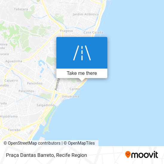 Praça Dantas Barreto map