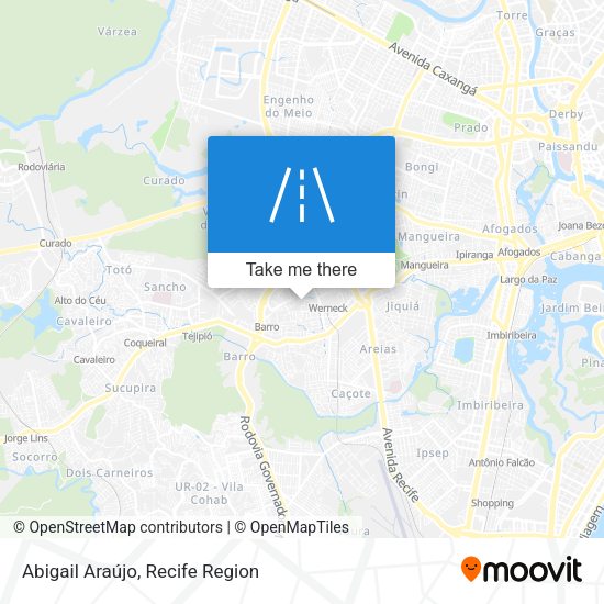 Abigail Araújo map