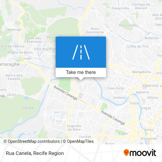 Rua Canela map