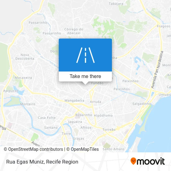 Rua Egas Muniz map