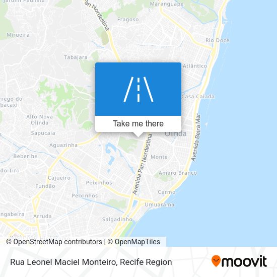 Rua Leonel Maciel Monteiro map
