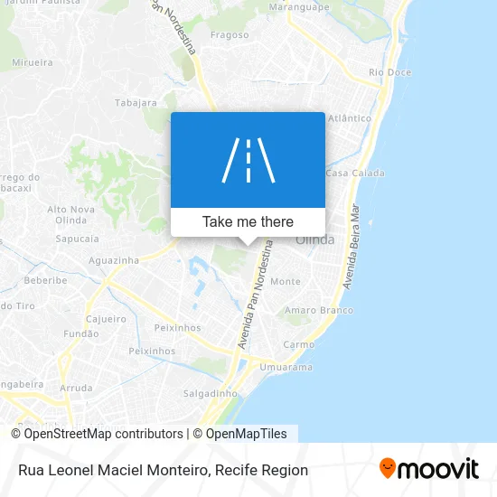 Rua Leonel Maciel Monteiro map