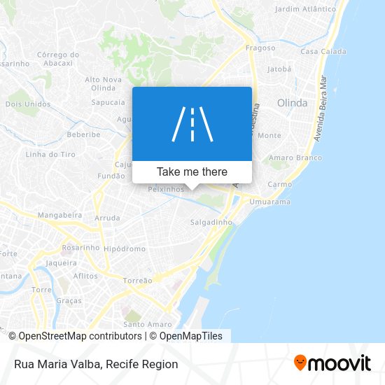 Rua Maria Valba map