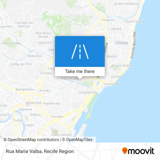 Rua Maria Valba map