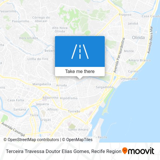 Terceira Travessa Doutor Elias Gomes map