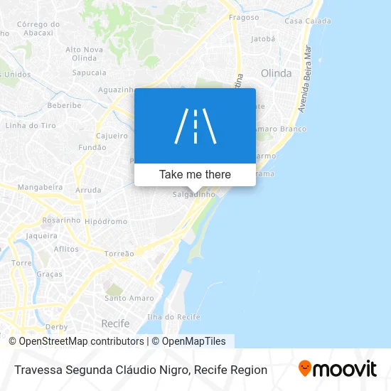 Travessa Segunda Cláudio Nigro map