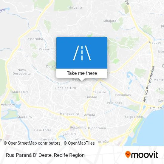 Rua Paraná D' Oeste map