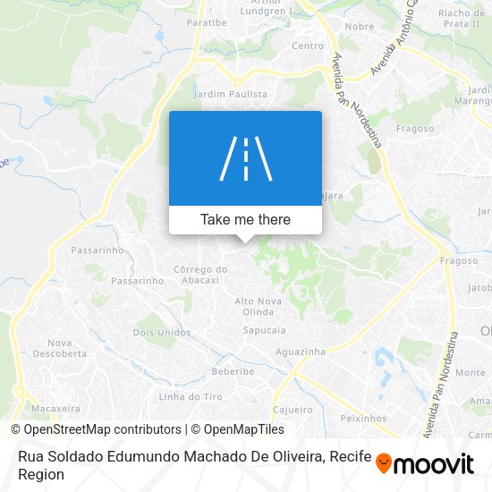 Rua Soldado Edumundo Machado De Oliveira map