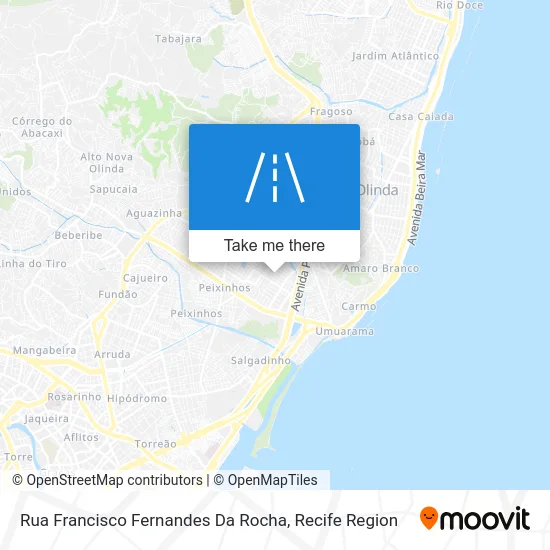 Rua Francisco Fernandes Da Rocha map