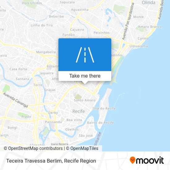 Teceira Travessa Berlim map