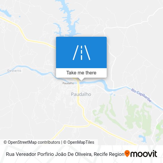 Rua Vereador Porfírio João De Oliveira map