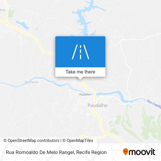 Rua Romoaldo De Melo Rangel map