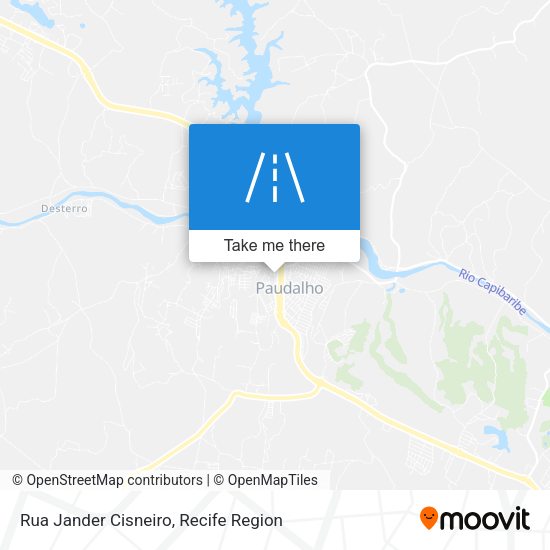Rua Jander Cisneiro map
