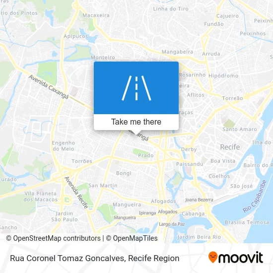 Rua Coronel Tomaz Goncalves map