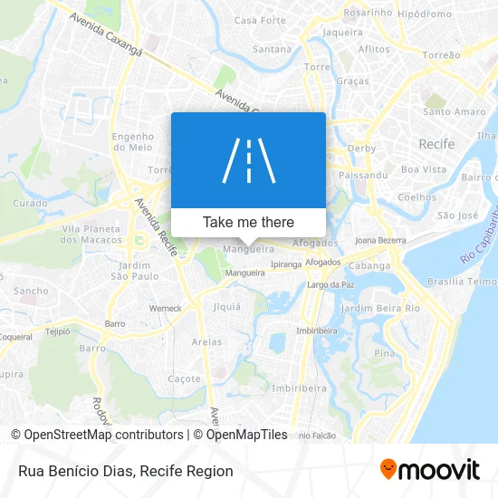 Rua Benício Dias map
