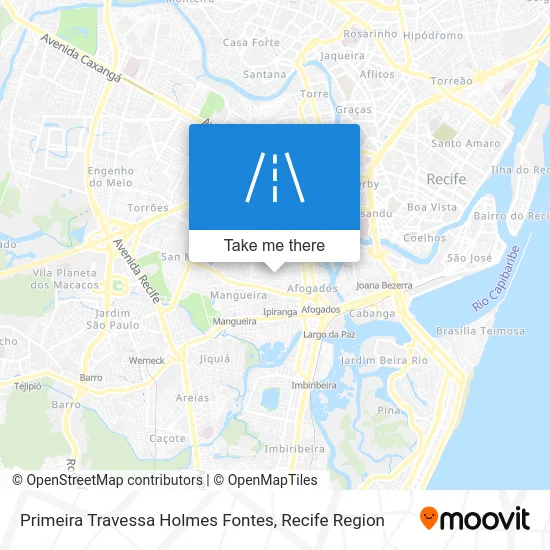 Primeira Travessa Holmes Fontes map
