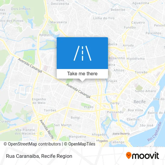 Rua Caranaiba map