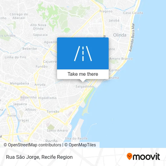 Rua São Jorge map