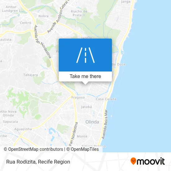 Rua Rodizita map