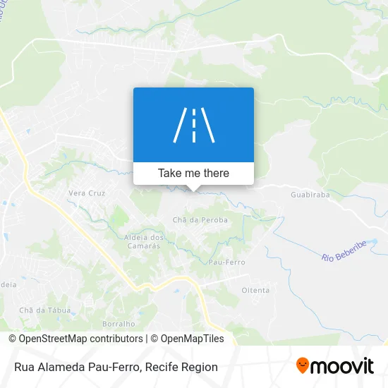 Rua Alameda Pau-Ferro map